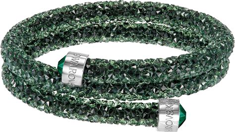 Bransoletka Swarovski Crystaldust Green Roz S Ceny I Opinie