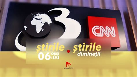 Stirile Diminetii General Promo Antena3