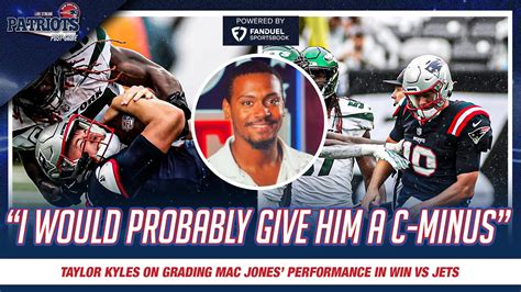 Kyles Mac Jones Gets C Grade In Patriots Win Vs Jets Youtube