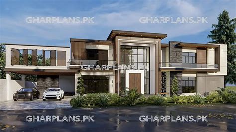 Epic And Massive House Design Front For 2 Kanal Ghar Plans