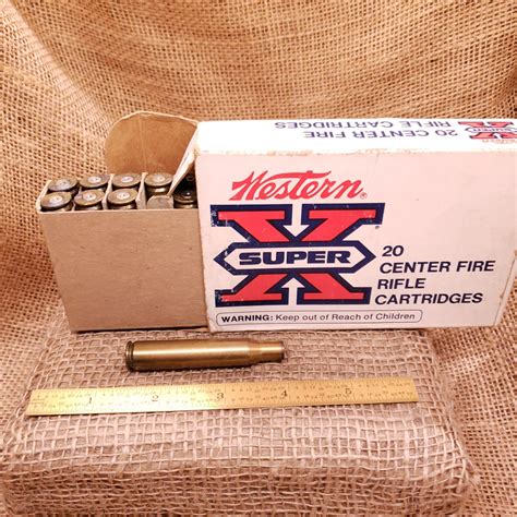 270 Winchester Super X Fired Brass Casings In Vintage Factory Packaging Box Of 20 Old Arms