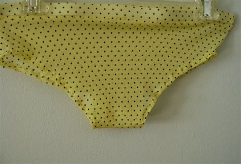 Jackalope Yellow And Black Polka Dot Panties