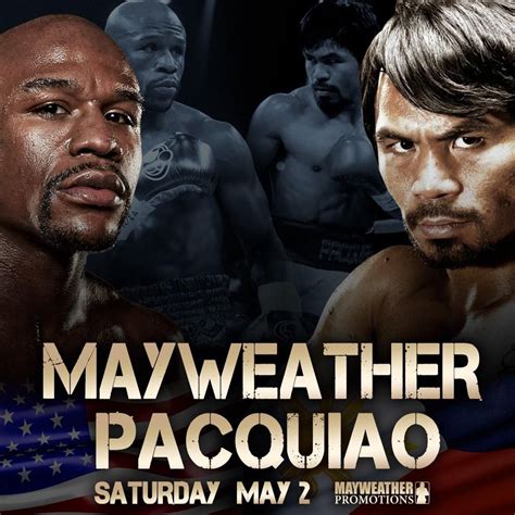 Mayweather vs Pacquiao: First poster art for May 2 showdown - Bad Left Hook