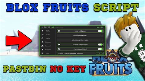 BEST BLOX FRUIT SCRIPT PASTEBIN NO KEY YouTube