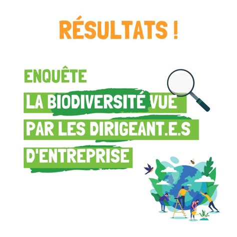 Webinaire Pr Sentation Des R Sultats De L Enqu Te La Biodiversit