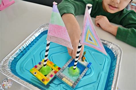 Floating Boat Kids Science Experiment Stem Activity Craftionary