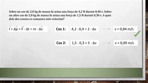 Exercicis Resolts Quantitat De Moviment Impuls D Youtube