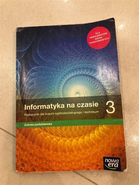 Informatyka Na Czasie Zakres Podst Nowa Era Knur W Kup Teraz Na