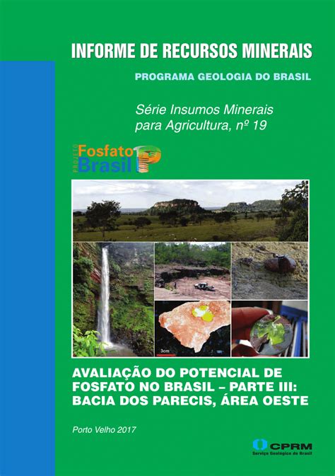 PDF AVALIAÇÃO DO POTENCIAL DE FOSFATO NO BRASIL FASE III BACIA DOS