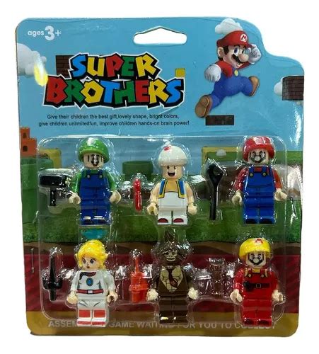 Set Super Mario Bros Minifiguras Personajes Cuotas Sin Inter S