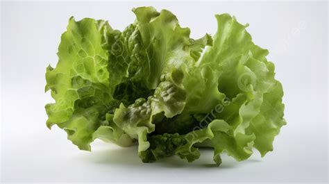 An Image Of Some Green Lettuce On A White Background Lettuce White