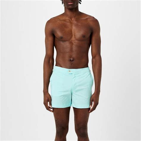 Tom Ford Compact Poplin Swim Shorts Men Swim Shorts Flannels