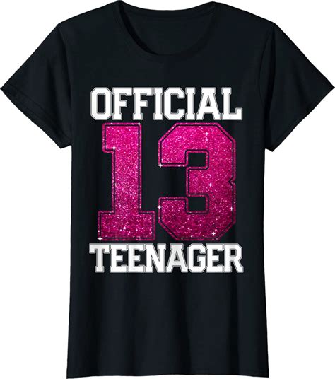 Official Teenager 13th Birthday Girls T T Shirt