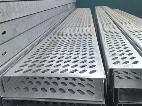 Gi Hot Dip Galvanized Perforated Cable Trays At Rs Meter In