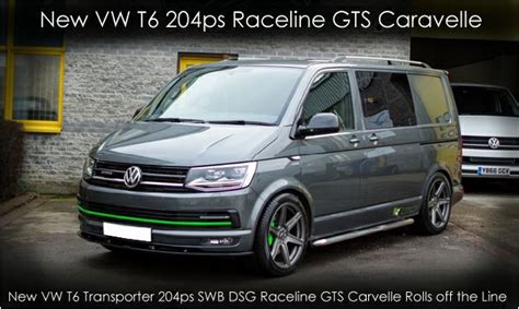 Vw T In Indium Grey With Green Trim With Raceline Gts Alloys And