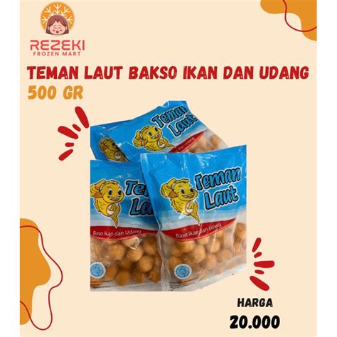 Jual Teman Laut Bakso Ikan Dan Udang Gr Isi Pcs Frozen Food