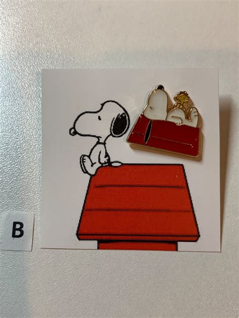 Snoopy Enamel Pin Etsy