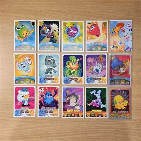 Topps Moshi Monsters Trading Cards Including Limited Edition Bobbi