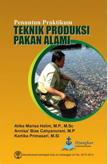 Gambar Penuntun Praktikum Teknik Produksi Pakan Alami