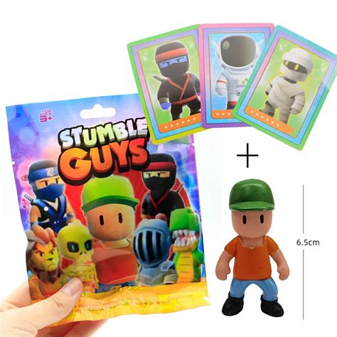 Stumble Guys Toys Card Kawaii Anime Figure Toys Pvc Model Cute Cartoon