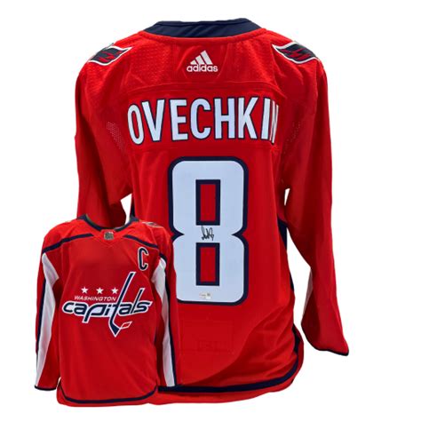 Alexander Ovechkin Signed Jersey Unframed - Hall Of Fame Sports Agency