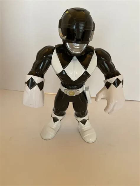 PLAYSKOOL HEROES MEGA Mighties Power Rangers Black Ranger 10 Inch