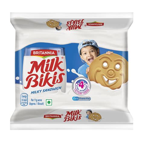 Buy Britannia Milk Bikis Milk Cream Biscuits 200g Online At Desertcartuae