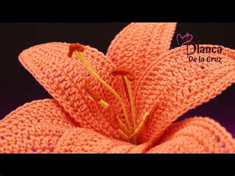 Wow Increibleflores Lirios Tejido A Crochet Facil Y Rapido Es