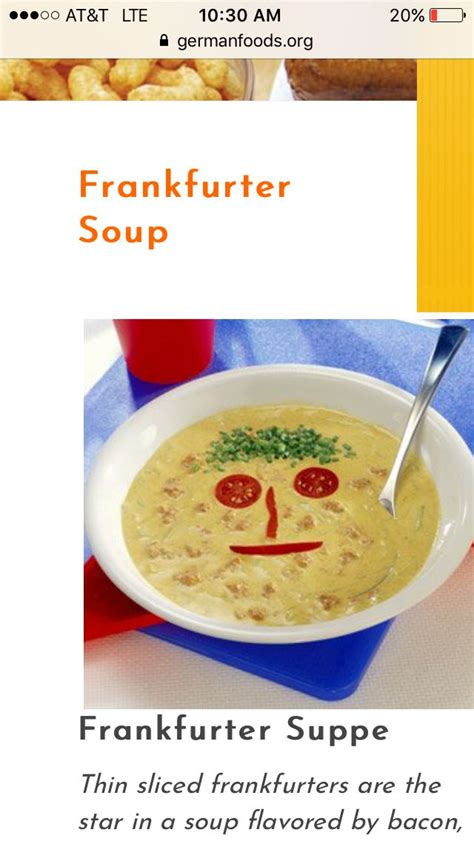 Frankfurter Suppe Food Soup Cheeseburger Chowder