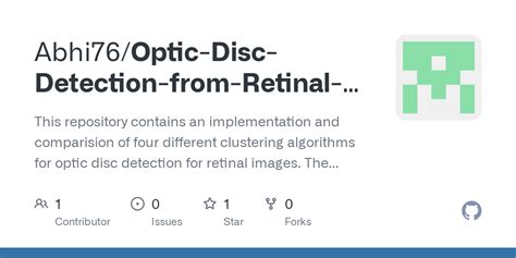 GitHub - Abhi76/Optic-Disc-Detection-from-Retinal-Images: This ...