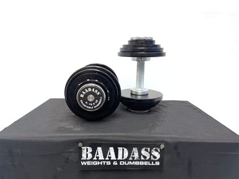 BAADASS 5 72 5 Lb Adjustable Dumbbells BAADASS