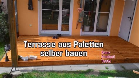 Diy Holz Terrasse Aus Paletten Selber Bauen Schritt F R Schritt