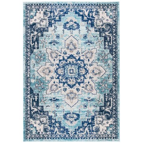 Latitude Vive Madison Oriental Area Rug In Teal Navy Wayfair Co Uk