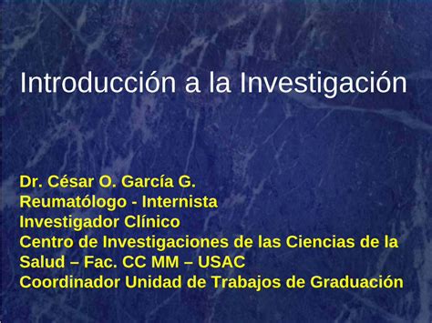 PDF Introducción a la Investigación DR LUIS ALFREDO RUIZ PDF