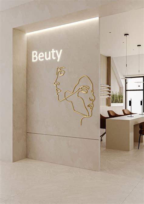 Beauty salon design Дизайн салону краси на Behance in 2024 Spa