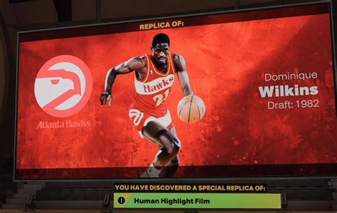 NBA 2K23 How To Create Dominique Wilkins Replica Build Human