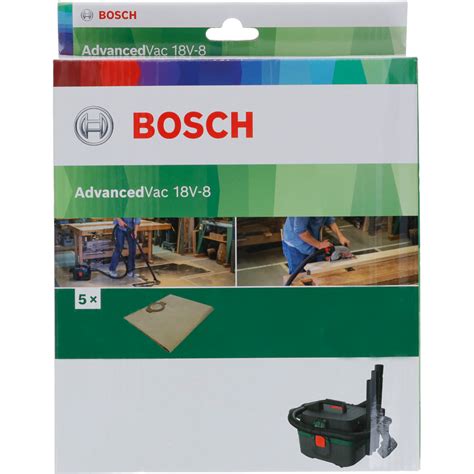 sac poussière papier aspirateur AdvancedVac 18V 8 Bosch 2609256F68