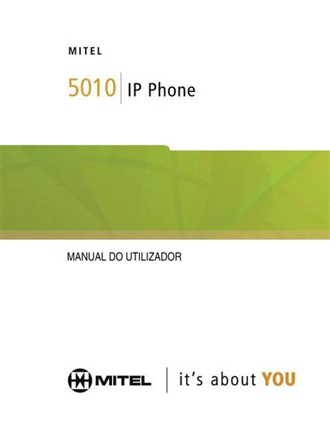 Ip Telefone Manual Do Utilizador Mitel Edocs