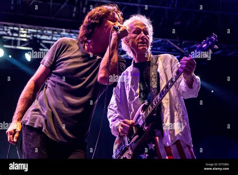 Milan Italy 08th July 2012 Ray Manzarek And Robbie Krieger Of The Doors