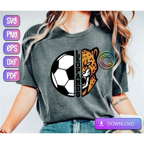 Soccer Leopards Svg Leopards Svg Soccer Svg Mascot Silho Inspire