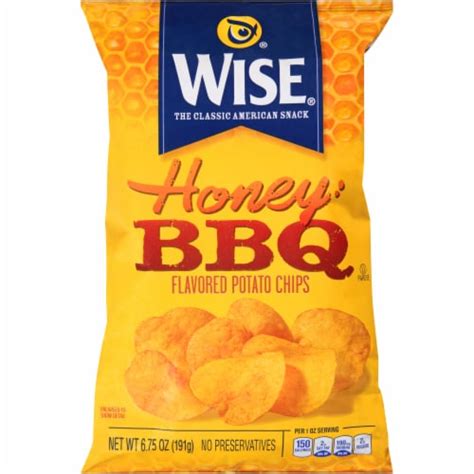 Wise® Honey BBQ Potato Chips, 6.75 oz - Fry’s Food Stores