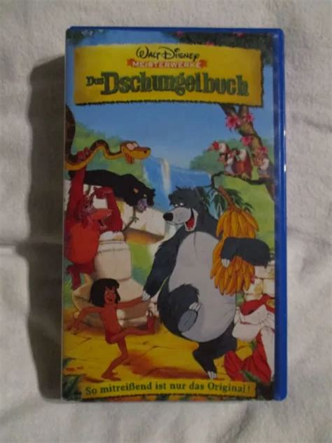 Das Dschungelbuch Vhs Video Kassette Walt Disney Meisterwerke