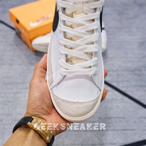 Mua Giày Nike Blazer Mid 77 Vintage White Black BQ6806 100 giá rẻ