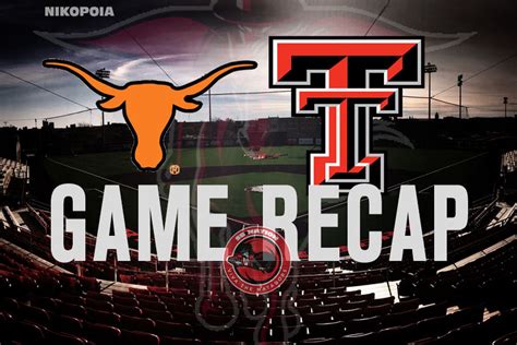 Texas Tech Drops Game 2 to Texas, Losing 7-4 - Viva The Matadors