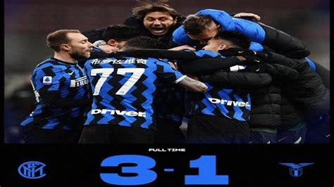 Hasil Liga Italia Inter Milan Vs Lazio Lukaku Dan Lautaro Gemilang