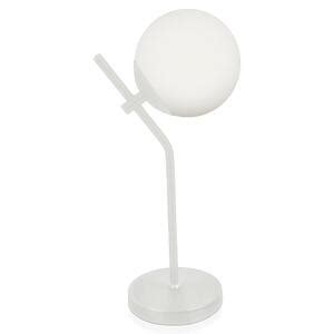 Luminária De Mesa Touch Aro Jabuticaba Globo Orby Branco Leroy Merlin