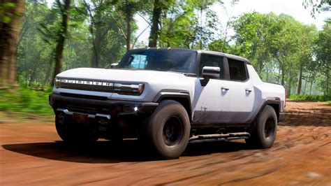 Forza Horizon 5 2022 Gmc Hummer Ev Pickup Defies Physics On The Titan Offroad Goliath Youtube