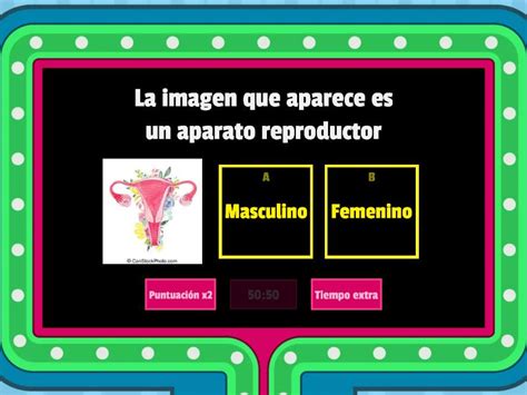 Aparato Reproductor Masculino Y Femenino Gameshow Quiz