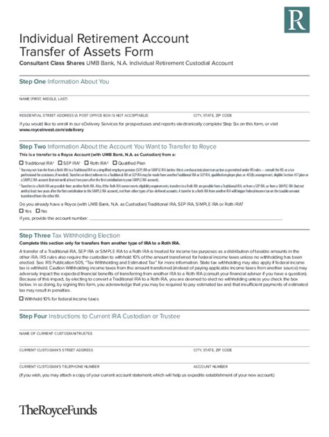 Fillable Online Ira Transfer And Direct Rollover Form Fax Email Print