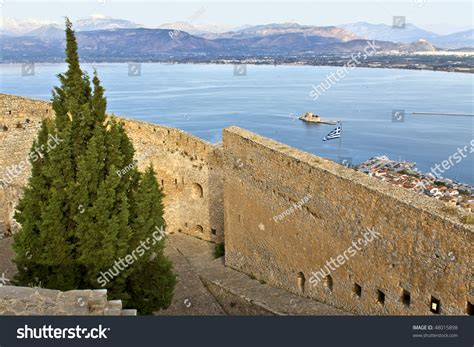 Palamidi Castle At Nafplio City At Peloponnese Peninsula In Greece ...